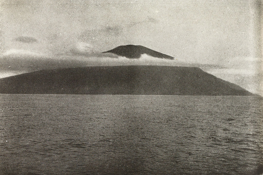 Tristan da Cunha: The forgotten island. Despite its close proximity to a spreading ridge, this volcano is a remnant of hotspot volcanism.